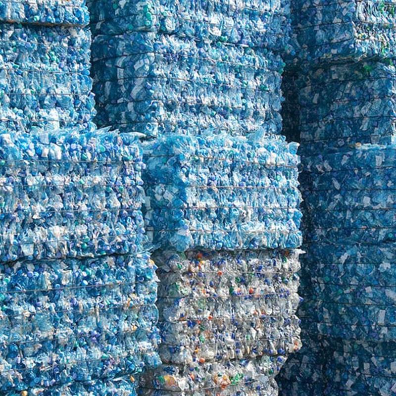 Recycled plastics and resins